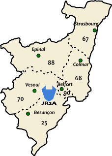 carte du secteur d'intervention